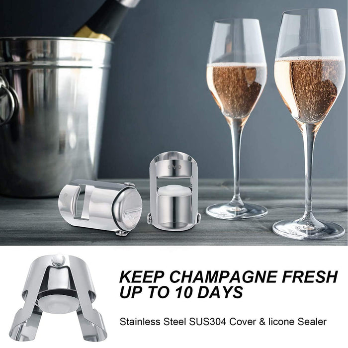 4pc Stainless Steel/Nylon Kitchen Utensil Set Champagne - Figmint™