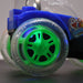 4482 Rechargeable 360 degree stunt rolling remote control car with colourful 3d lights and music for kids DeoDap