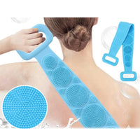 ***GIFT***  Silicone Body Back Scrubber Double Side Bathing Brush for Skin Deep Cleaning, Scrubber Belt (Copy)