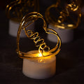 Flameless Heart Candles – 12 Pc Multicolor LED Set | Styleva