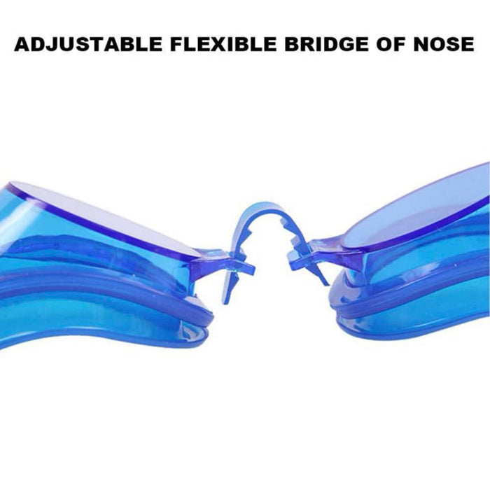 0399A SWIMMING GOGGLES WITH ADJUSTABLE CLEAR VISION ANTI-FOG WATERPROOF SWIMMING GOGGLES DeoDap