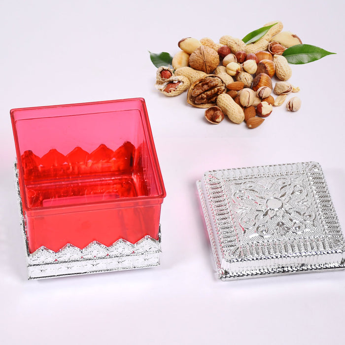 7129 RUBY DRYFRUIT STORAGE CONTAINER  ATTRACTIVE DESIGN BOX FOR HOME , GIFTING & KITCHEN USE DeoDap