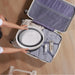 4087 Portable Folding Basin, Lightweight Wash Basin Folding Water Basin for Travel Washing Clothes Vegetables DeoDap