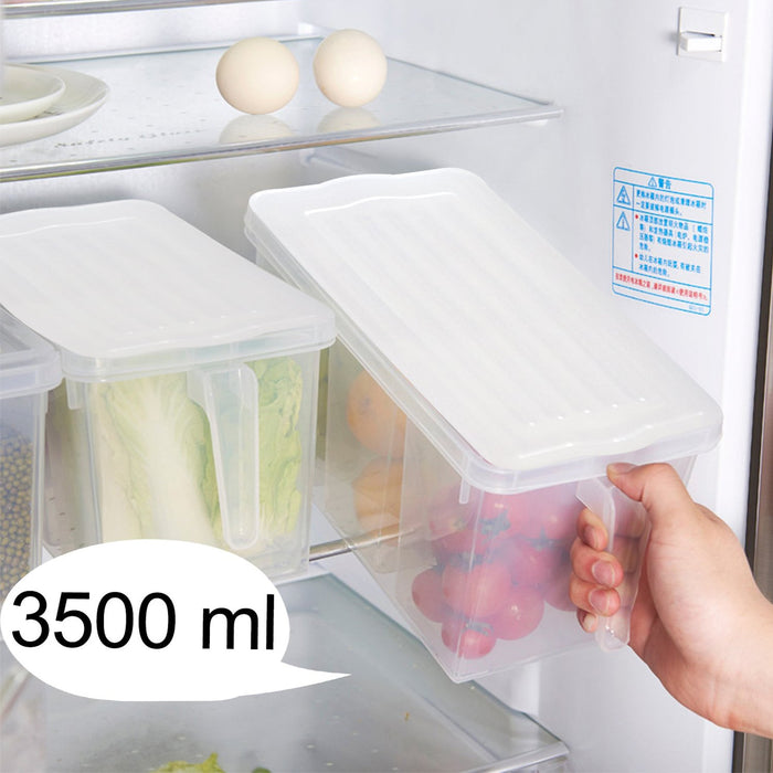 1pc Round Mini Refrigerator Fresh-keeping Box Small Lunch Box Plastic  Storage Container For Kitchen