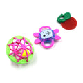 Baby Rattle Toy Set – 3-Piece for Sensory Play & Early Learning | Aditi
