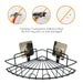 9010 1 Pc Shower Caddy Corner for holding and storing various household stuffs and items etc. DeoDap