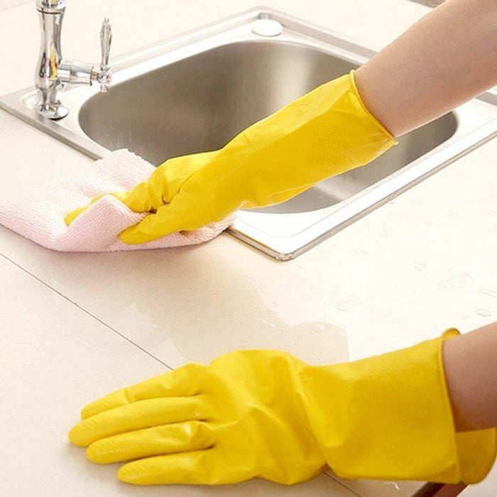 0680 Multipurpose Rubber Reusable Cleaning Gloves DeoDap