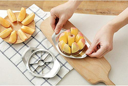 Apple slicer with 8 sharp blades for quick cutting