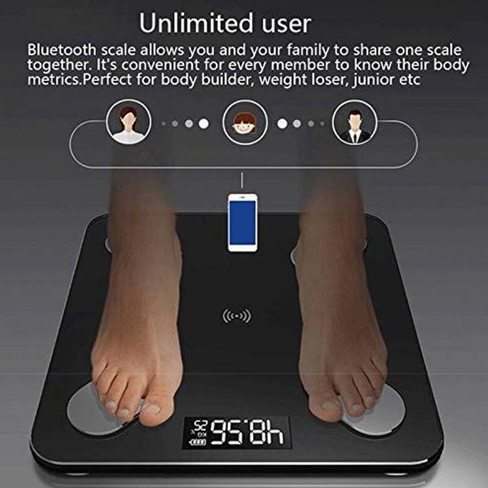 6327 Bluetooth Body Fat Scale Digital Smart Body Weight Scale Ios