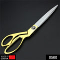 Cloth Cutting Scissors – Gold Plated, Heavy Duty Tailoring Shears | Cisora