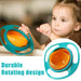 0617B Rotating Baby Bowl used for serving food to kids and toddlers etc. DeoDap