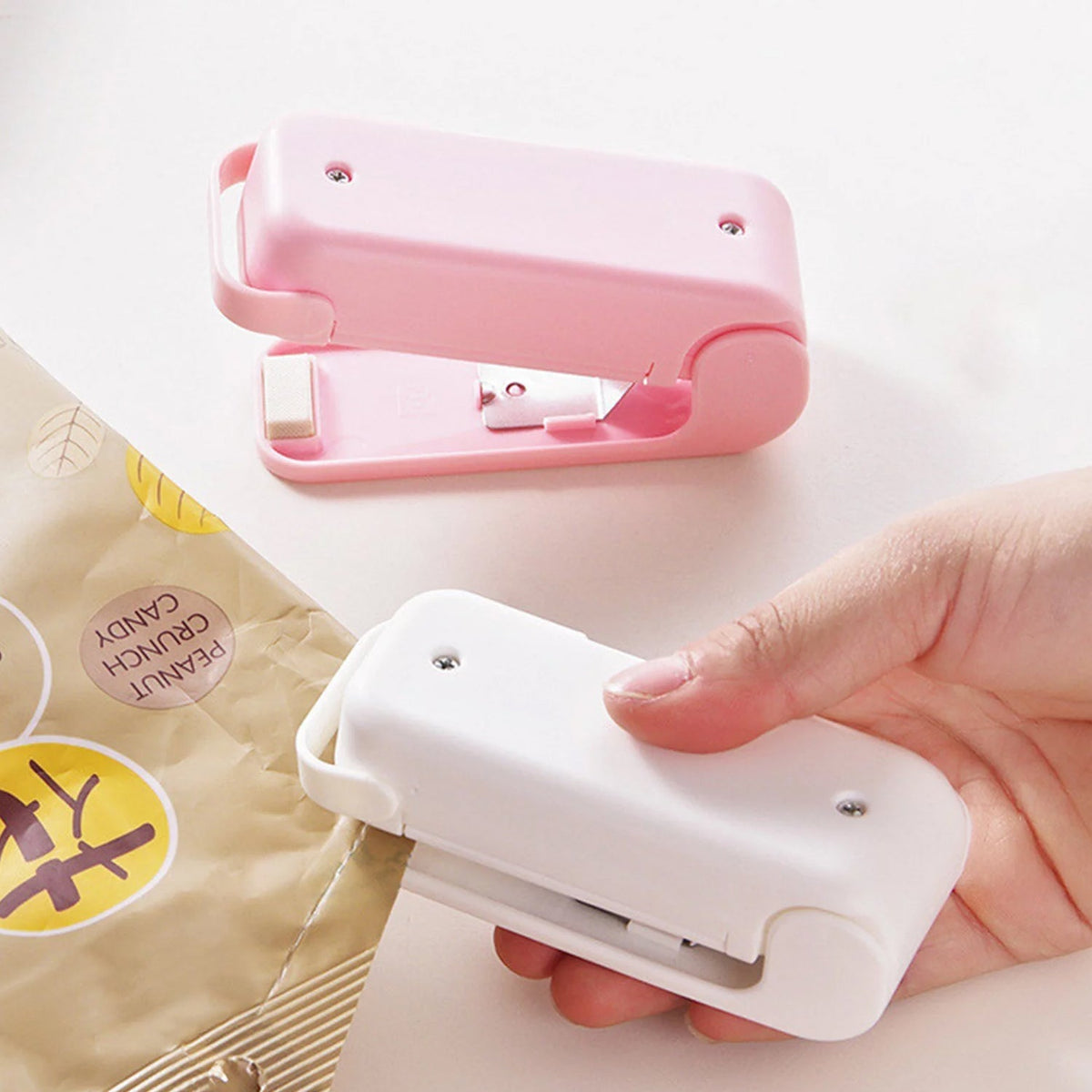 Mini Sealing Machine Plastic Bag Sealer Portable Mini Super Seal Packi ...