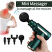 7390 Deep Tissue Percussion Body Massage Machine For Pain Relief DeoDap