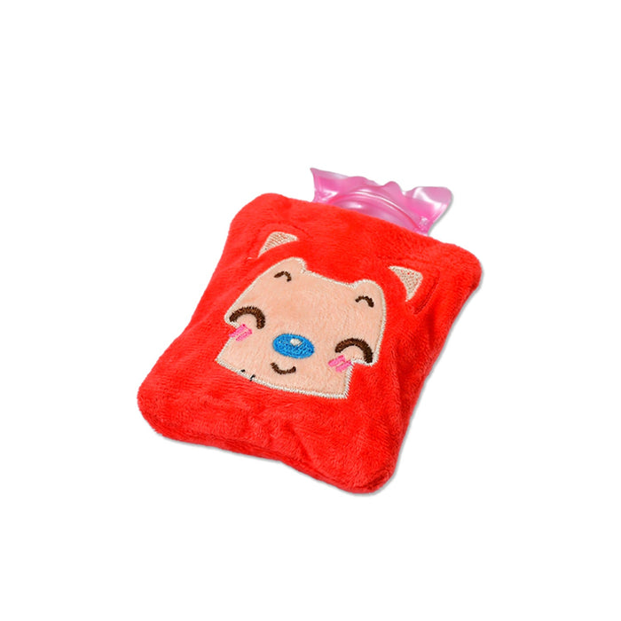 6523 Pink Cat small Hot Water Bag with Cover for Pain Relief, Neck, Shoulder Pain and Hand, Feet Warmer, Menstrual Cramps. DeoDap