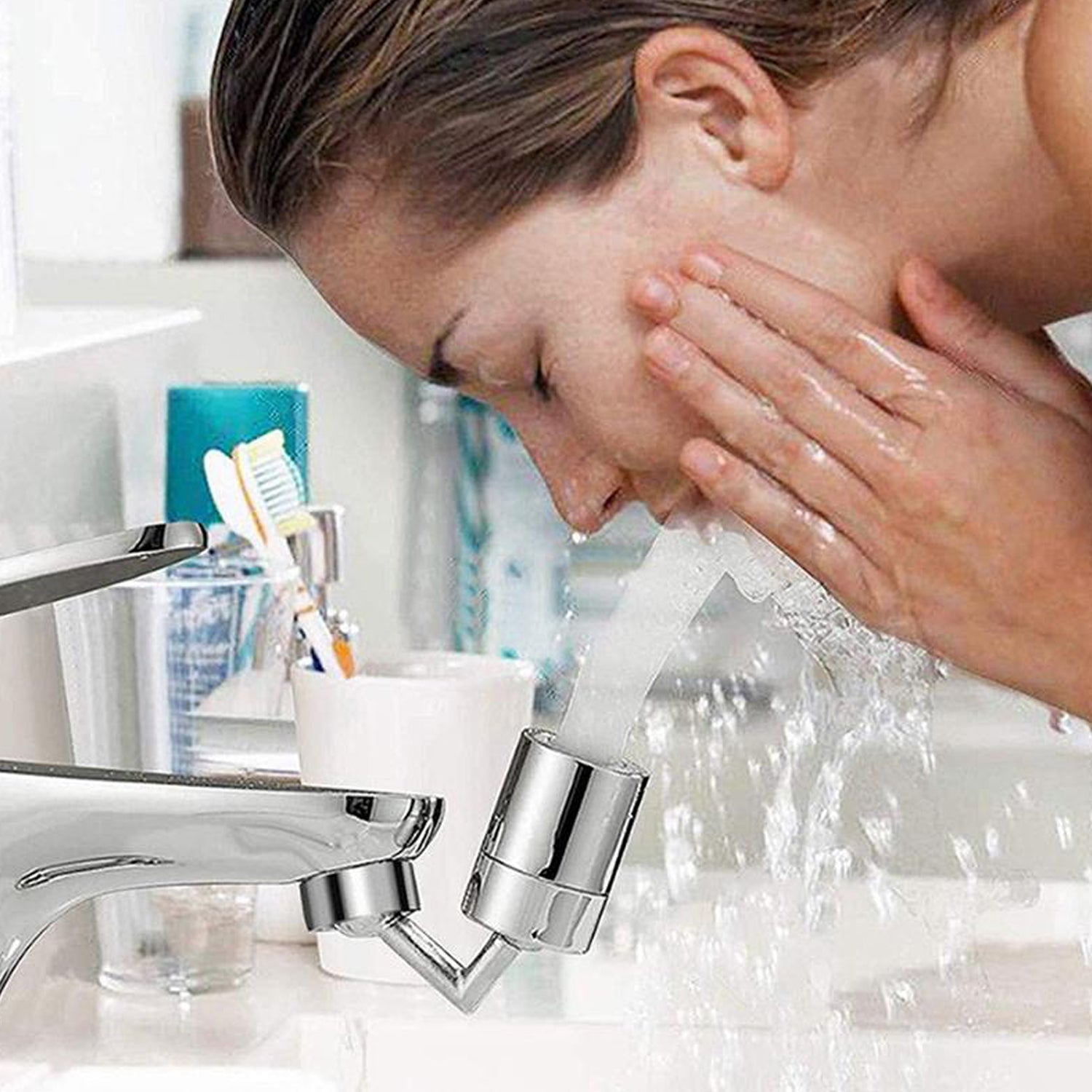 Sink sprayer head filter