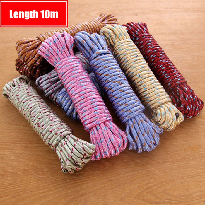 Landuri Rope 9059 10 Meter Heavy Duty Laundry Drying Clothesline Rope Portable Trav ...