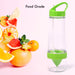 2474 Citrus Zinger Sports Bottle with Juice Maker Infuser Bottle DeoDap