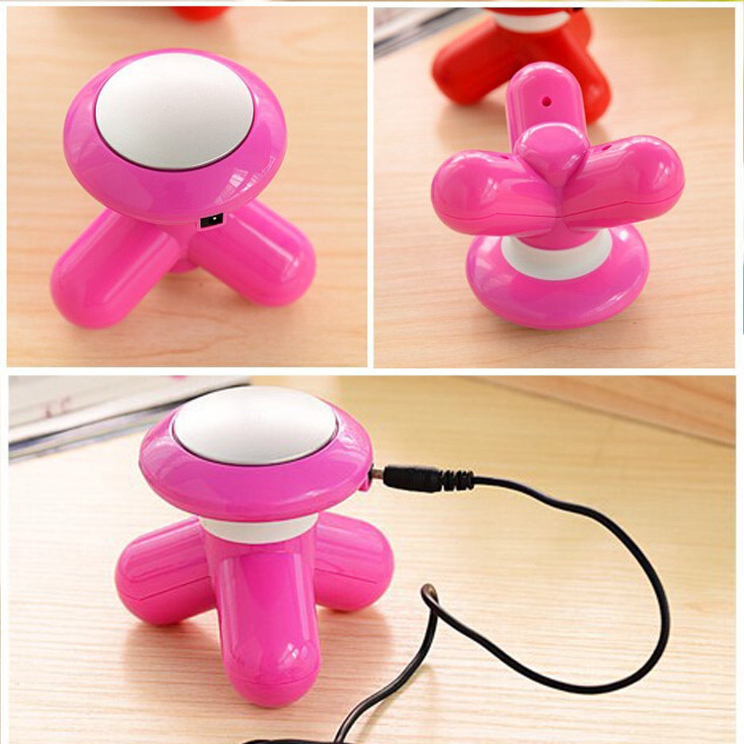 USB Full Body Massager for Neck, Back, Shoulder, Legs & Feet | Portable Electric Pain Relief Massager with USB Charging | Deep Tissue Muscle Relaxation | Velvet Wellness - New Color 1 - Image 9