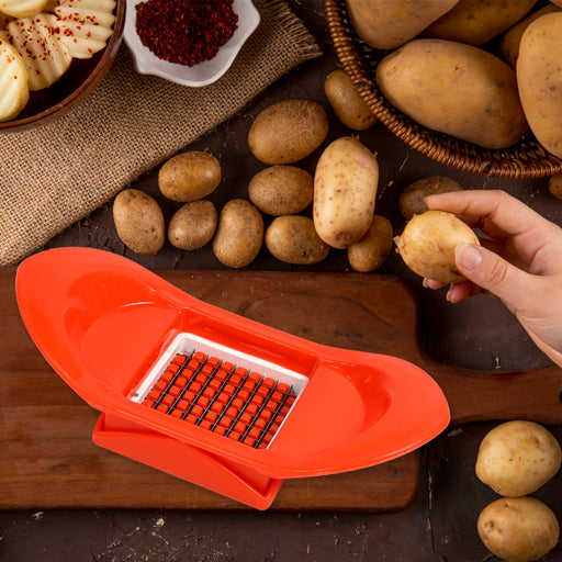 2311A French Fry Fries Cutter Peeler Potato Chip Vegetable Slicer Cooking Tools Finger Chips Cutter DeoDap