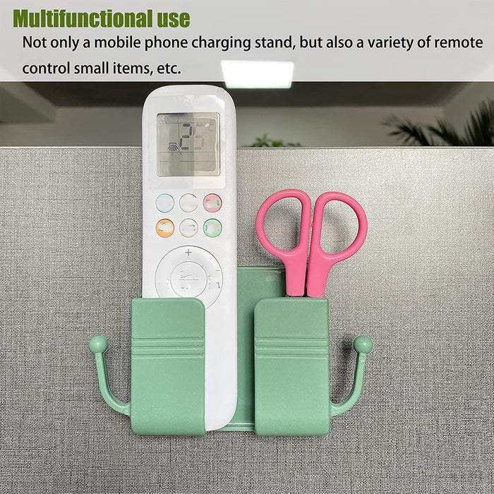 6201 1 Pc Wallmount Mobile Stand With Hook Design used in all kinds of places including household and many more as a hanging support for cloths and stuffs purposes. DeoDap
