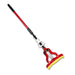 7868 Dry Cleaning Flat Microfiber Floor Cleaning Mop with Steel Rod Long Handle Dry Mop DeoDap