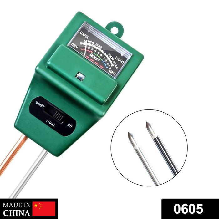 605 -3 Way Soil Meter (pH Testing Meter) DeoDap