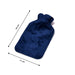 6537 Velvet Super soft Fur Cover with Natural Rubber Hot Water Bag ( 1 pcs ) DeoDap
