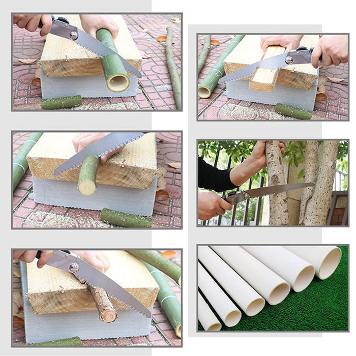 1729 Woodworking Folding Multi-purpose Gardening Saw Outdoor Logging Saw DeoDap