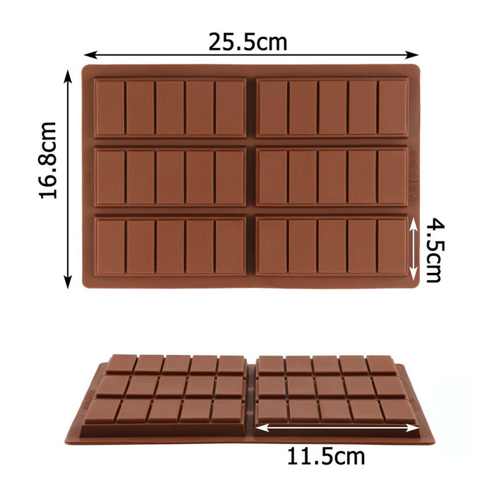 7613 Poly Carbonate Chocolate Bar Moulds PC Mould Clear Hard Candy Mould DeoDap