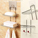 1763 Kitchen Bathroom Soaps Storage Rack with 2 Hook for Home DeoDap