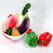 2892 Plastic Rice Pulses Fruits Vegetable Noodles Pasta Washing Bowl and Strainer DeoDap