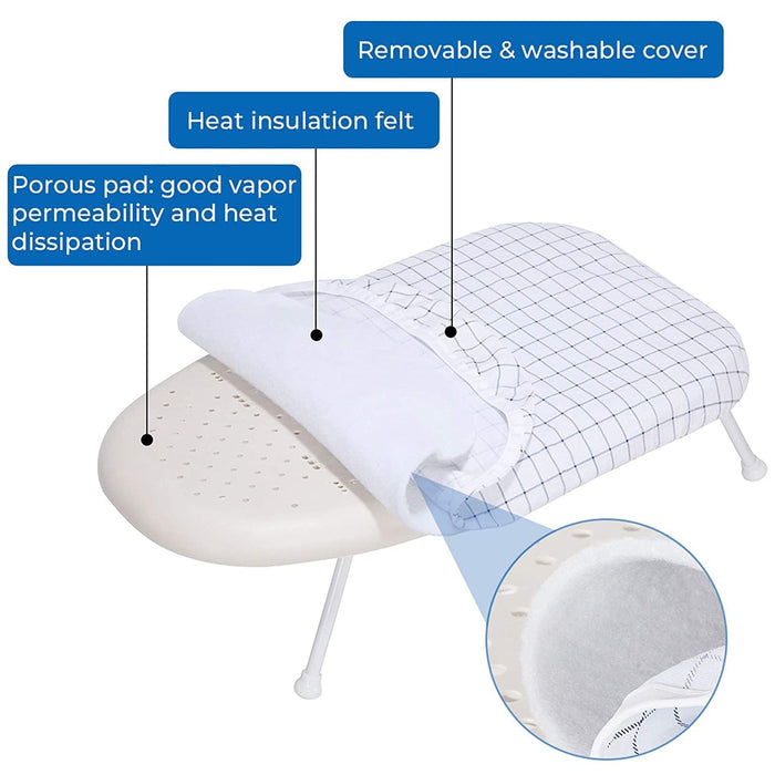 6081 Portable Ironing Pad used in all households and iron shops for ironing clothes and fabrics etc. DeoDap