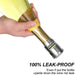2334 Stainless Steel Sealed Sparkling Champagne Bottle Stopper Big size DeoDap