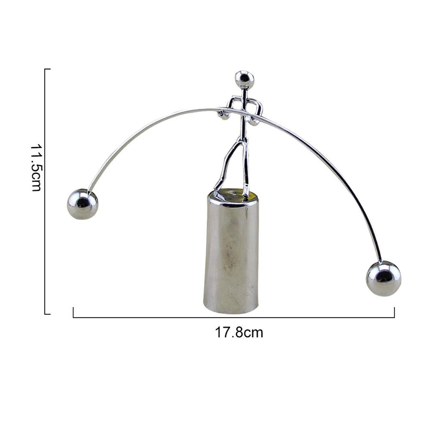 Column Balance Toy 7875 Mini Steel Balance Toy, Decoration Pendulum Newton Cradle Balance ...