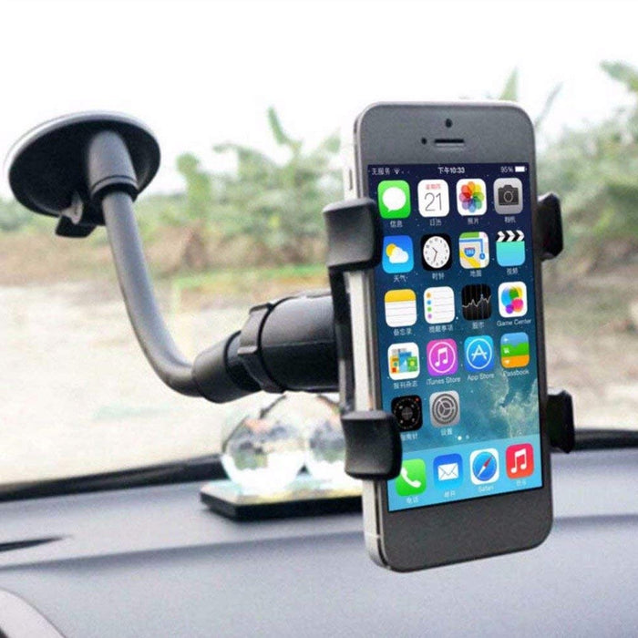 0282B Flexible Mobile Stand Multi Angle Adjustment with 360 Degree Adjustment For Car & Home Use Mobile Stand DeoDap