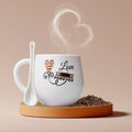 Coffee Mug with Spoon – Multi-Design, Boxed | Mug Wala