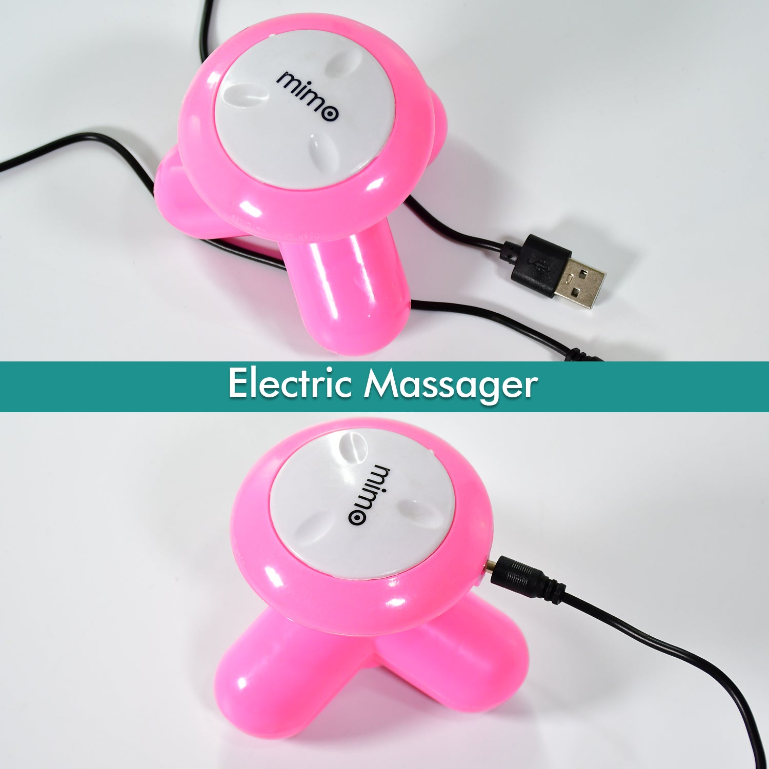 USB Full Body Massager for Neck, Back, Shoulder, Legs & Feet | Portable Electric Pain Relief Massager with USB Charging | Deep Tissue Muscle Relaxation | Velvet Wellness - New Color 1 - Image 7
