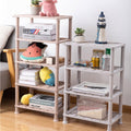 4-Layer Storage Shelf – Narrow & Versatile Organizer | Organivo