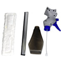 Glass Cleaner Brush – 3-in-1 Spray Type Tool | Velvet Wipe