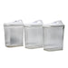 2782 Kitchen Storage Jars & Container Set 3pc , Transparent Jar Set For home & Kitchen Use DeoDap