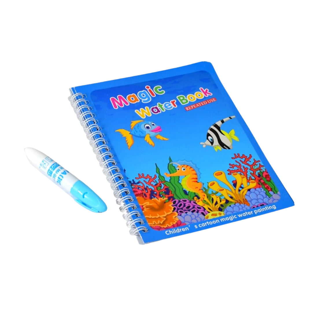 Magic Water Quick Dry Book Water Coloring Book Doodle with Magic Pen Painting BoardSilicon Corner Protector for Sharp Edges, Table Corners Edge Protector, Baby Proofing Edge & Corner Guards (NS0150)