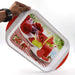 Large plastic tray for general and kitchen use, spacious design.