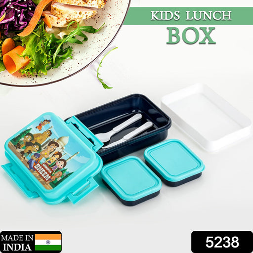 1pc Portable Insulated Lunch Box With Sealed Lid, Compartment And