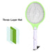 1724 Mosquito Killer Racket Rechargeable Handheld Electric Fly Swatter Mosquito Killer Racket Bat, Electric Insect Killer (Quality Assured) (with cable) DeoDap