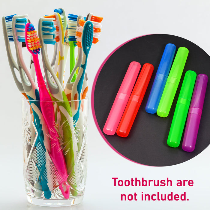 4969 6Pc Plastic Toothbrush Cover, Anti Bacterial — DeoDap