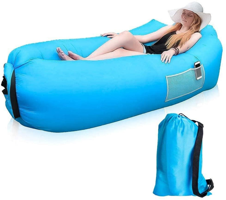 Cheep Inflatable Couch Camping Inflatable Lounger Sofa — DeoDap