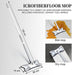 4874 X Shape Mop or Floor Cleaning Hands-Free Squeeze Microfiber Flat Mop System 360° Flexible Head, Wet and Dry mop for Home Kitchen with 1 Super-absorbent Microfiber Pads. DeoDap