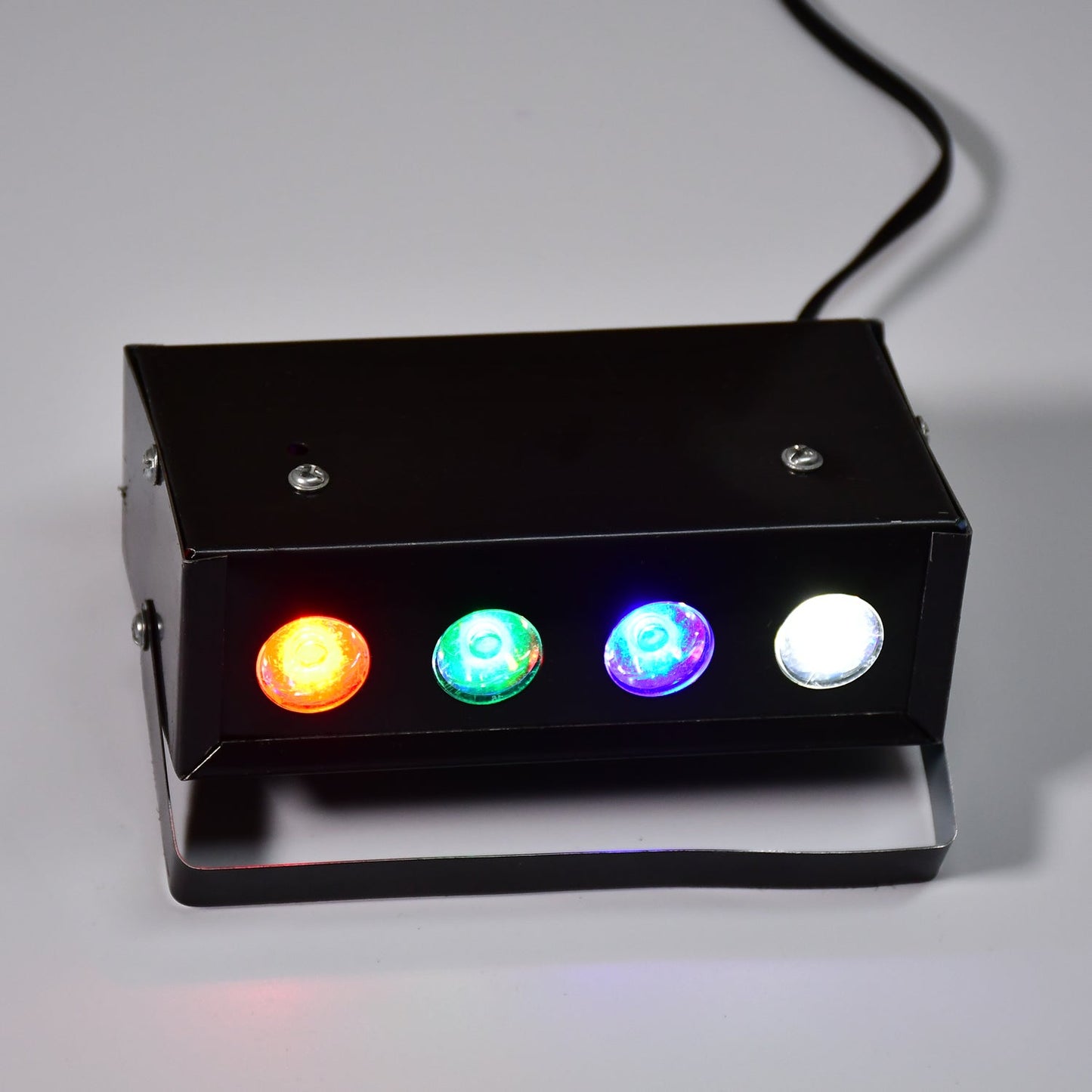 Mini laser projector with 4 LED RGBW lights for stage lighting