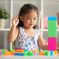 Kids' Block Set – 60 Pcs Multicolor Learning Bricks | Little Blocks