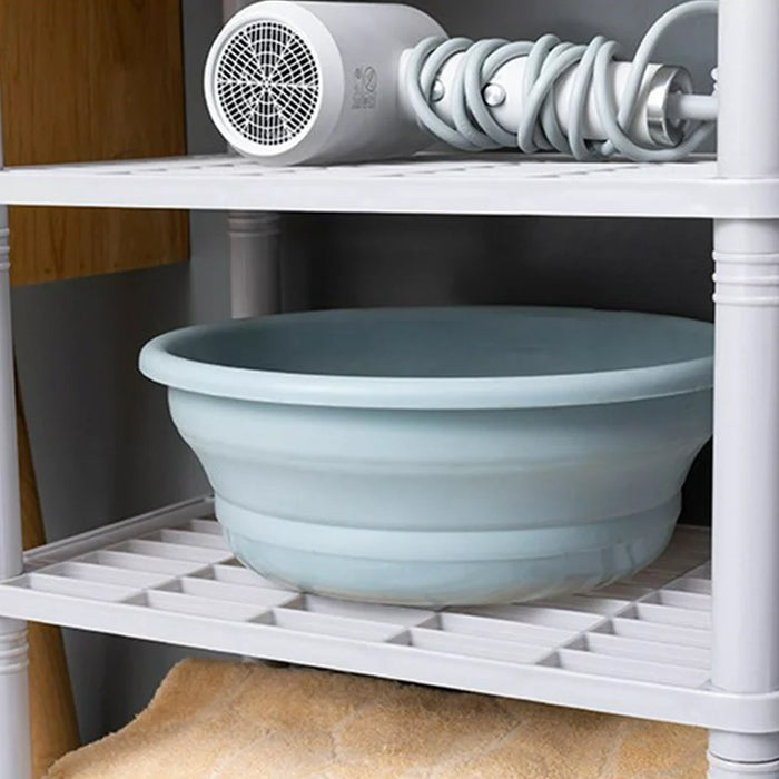 4 Layer Multifunctional Storage Shelf Organizer Narrow Storage Rack for Kitchen or Bathroom